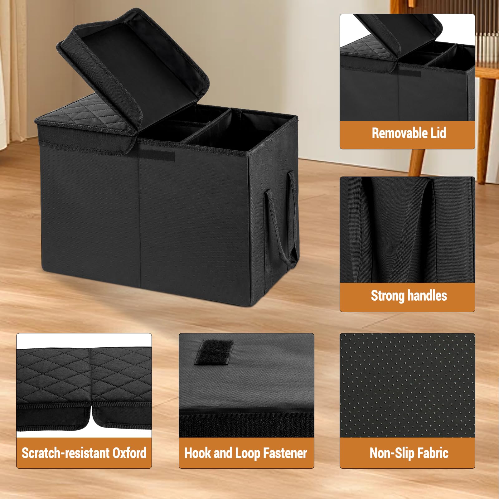 Unicitii non-slip bottom image demonstrates secure footing for safe driving