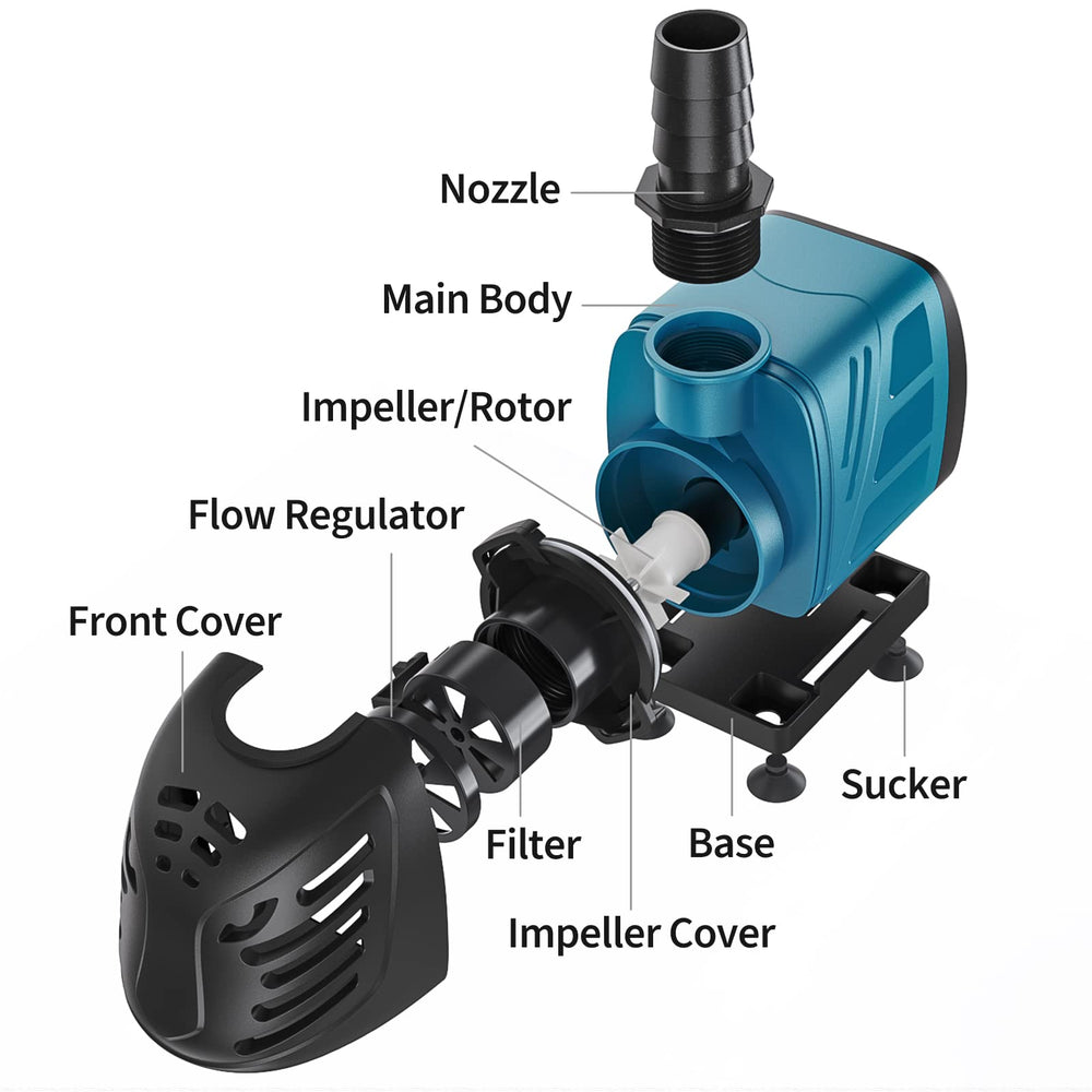 Uniclife 400 GPH pump ceramic shaft for durable, long-lasting performance.