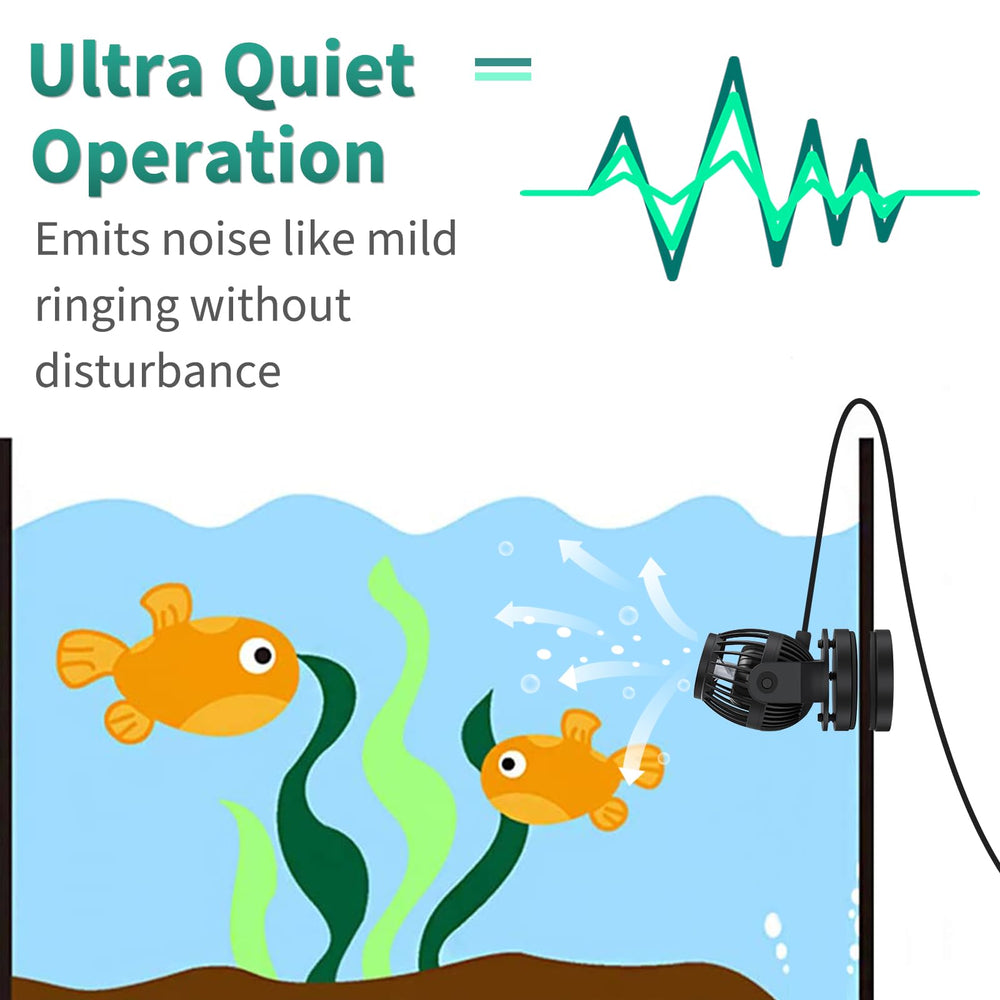 Uniclife magnetic base attachment simplifies positioning without disturbing tank setup.