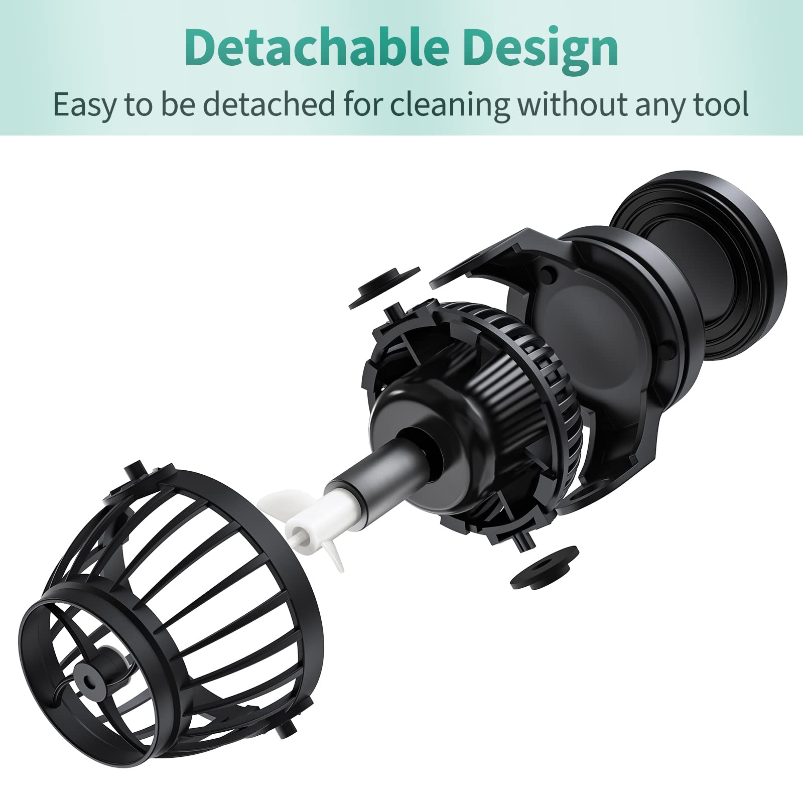 Uniclife quiet operation minimizes tank noise while aerating and preventing sediment buildup.