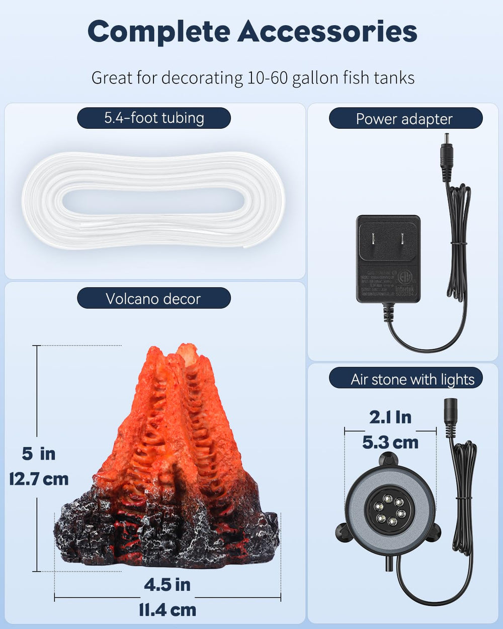 Uniclife resin-volcano details close-up showcases realistic texture and natural-look decoration.