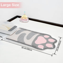 Unicorn Catcher cat litter mat is easy to clean with shaking, vacuuming, or washing