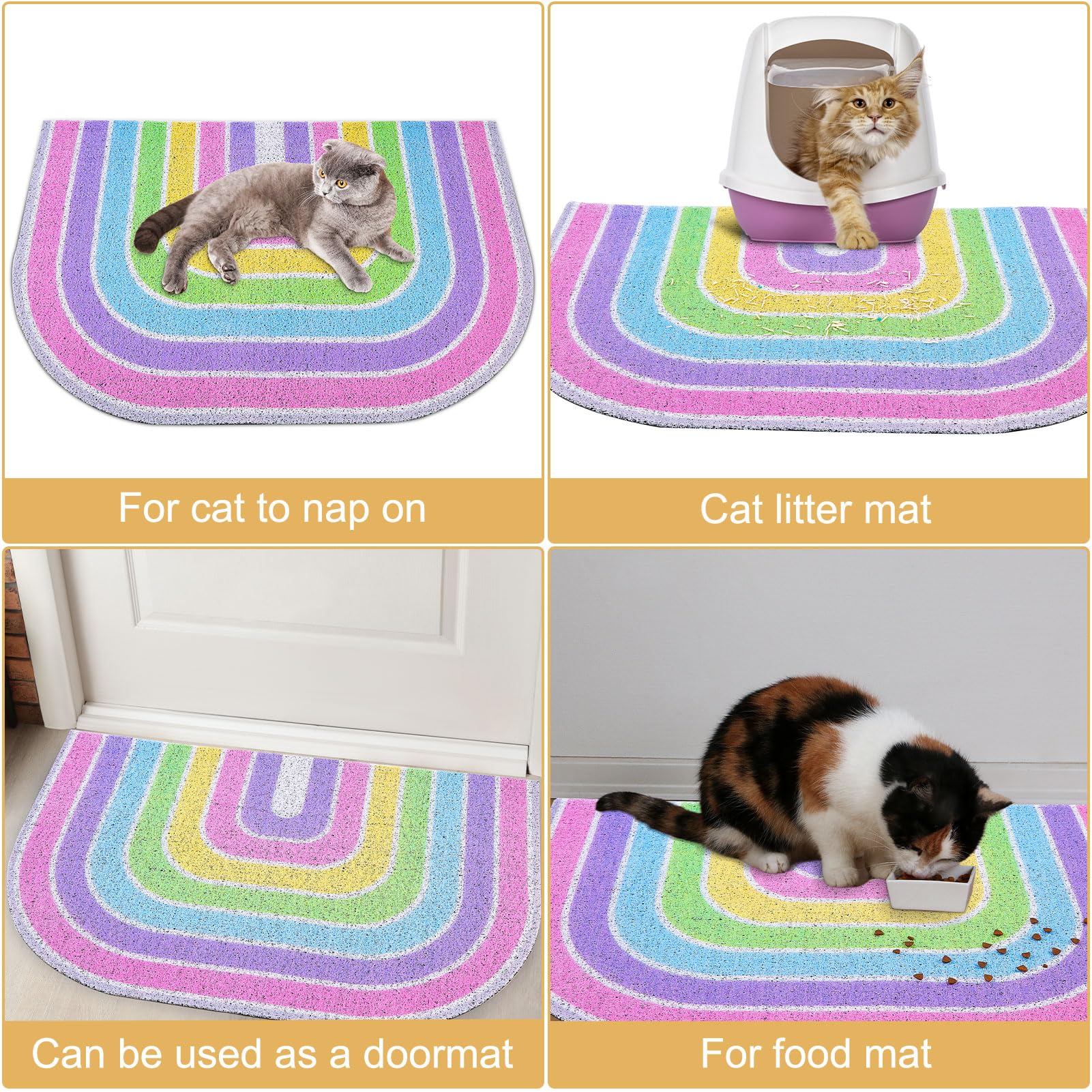 Unicorn Catcher mat with elegant design that fits home decor