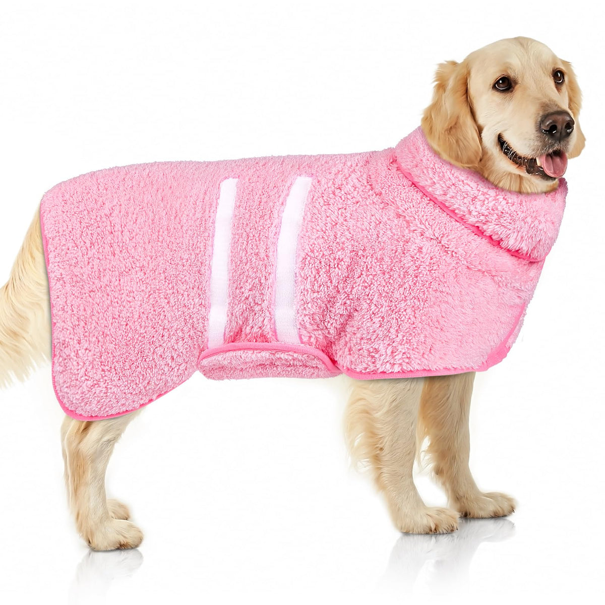 Unicorn Catcher dog bathrobe absorbent fleece for fast drying after bath
