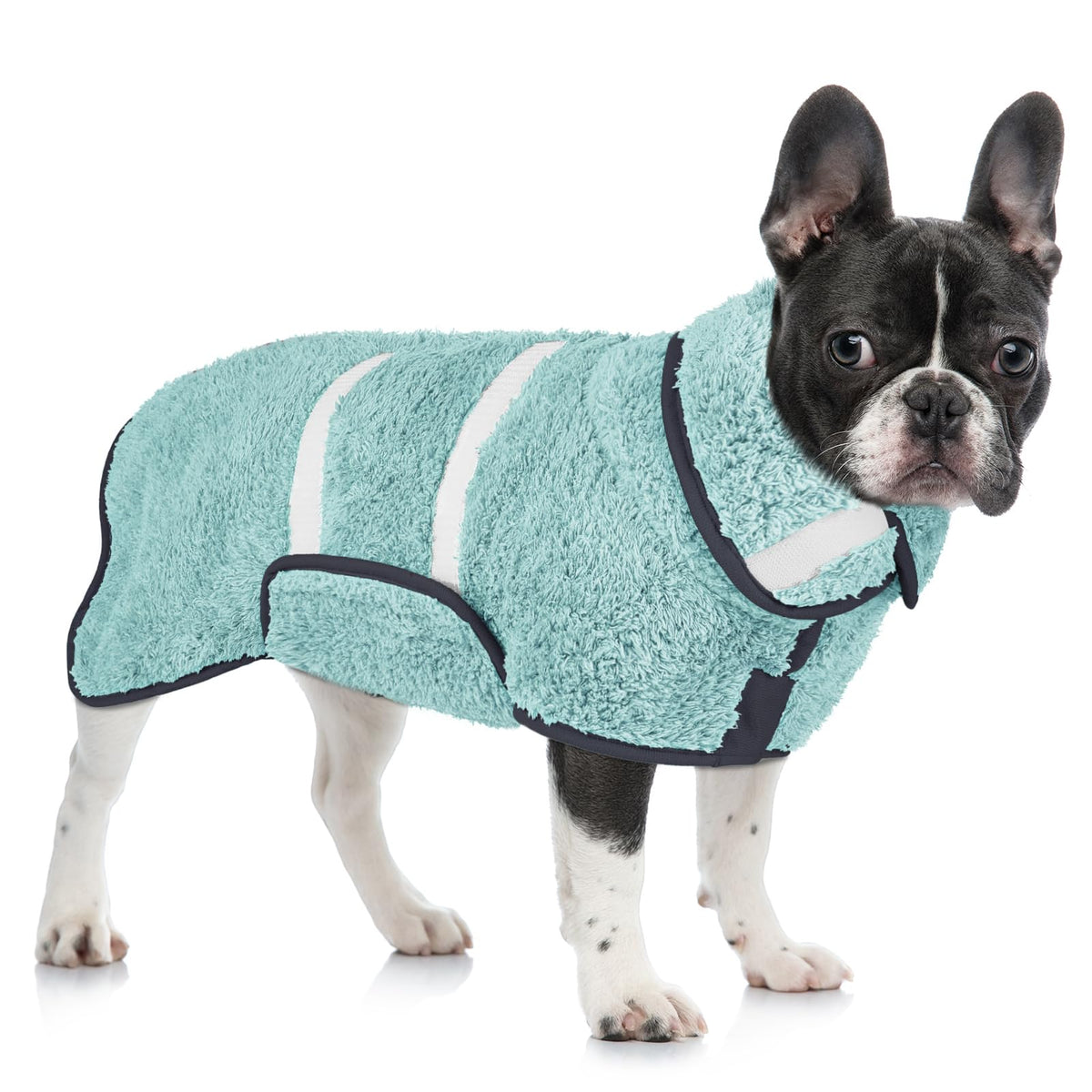 Unicorn Catcher bathrobe with ultra-absorbent fleece for fast drying