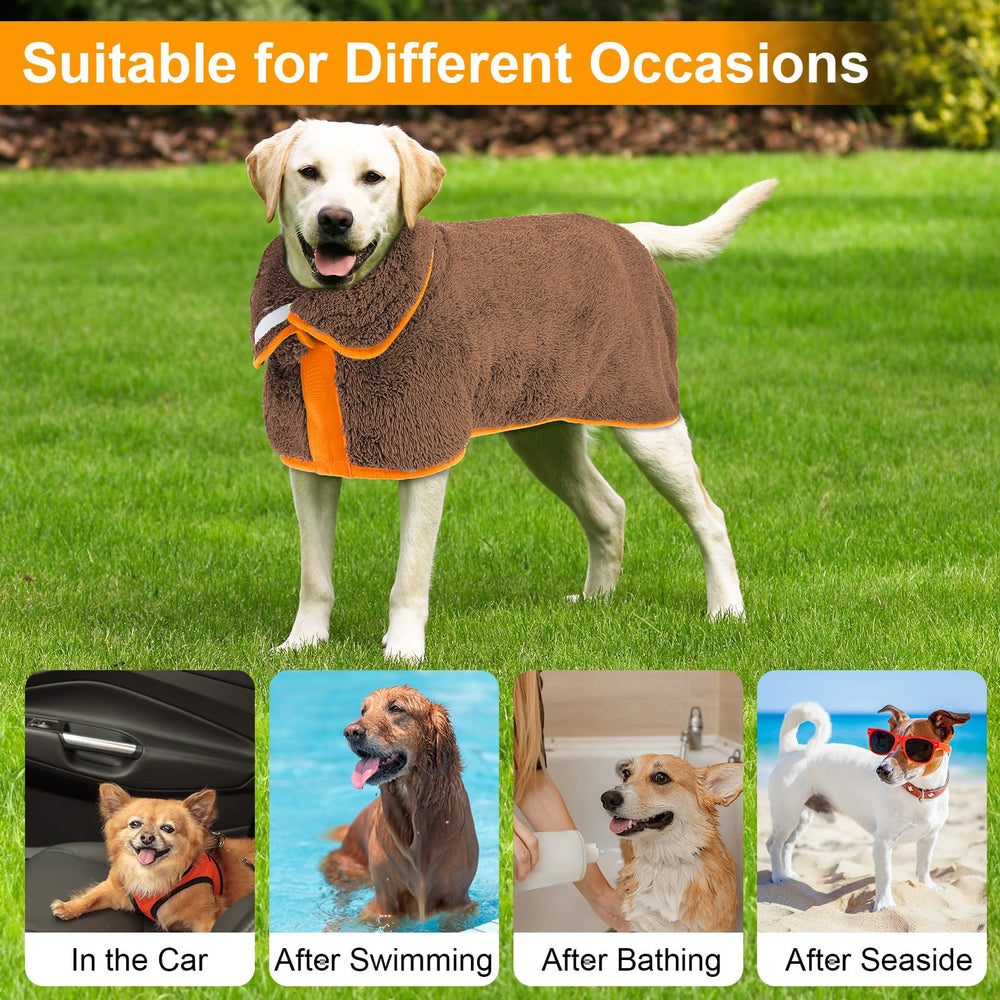 Unicorn Catcher dog bathrobe is machine-washable for easy cleaning.