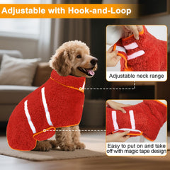 Unicorn Catcher size chart shows S to 2XL range for dogs