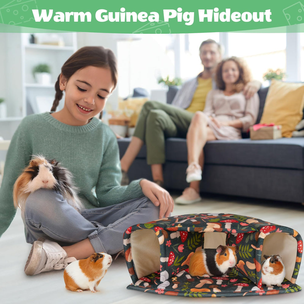 Unicorn Catcher guinea pig hideout dimensions 18x11x5.9 inches for adult pets