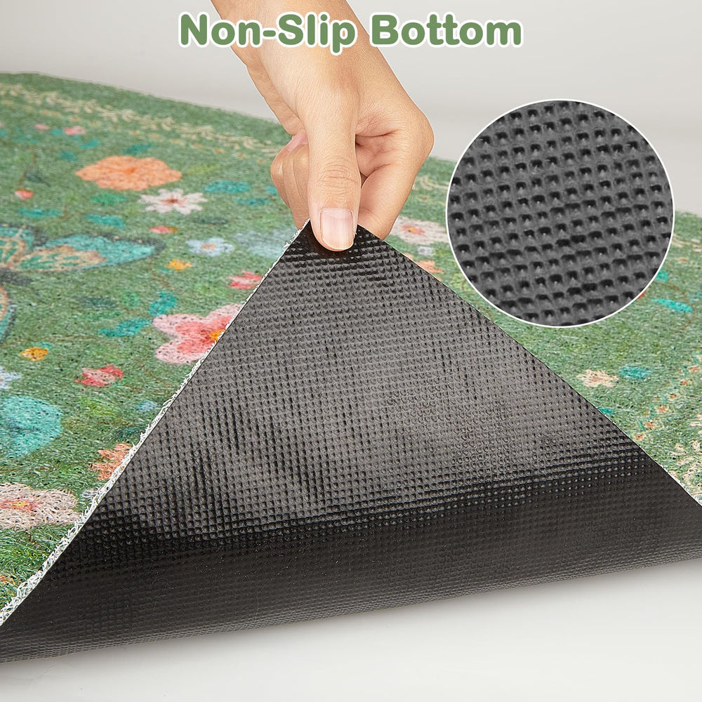 Unicorn Catcher non-slip bottom keeps the mat in place during use.