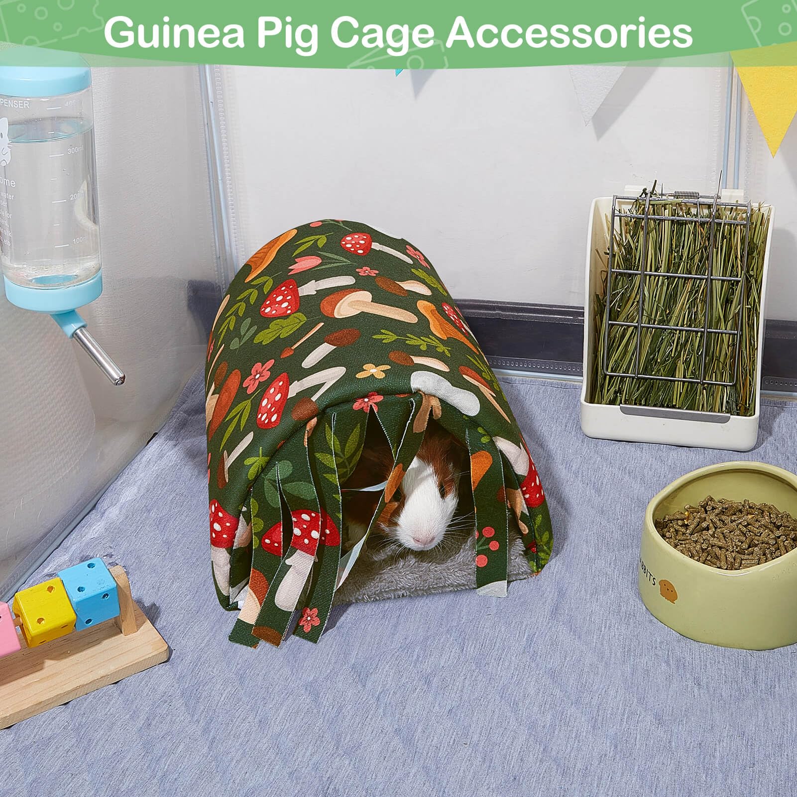 Unicorn Catcher small animal cage accessory hideout enhances play and rest