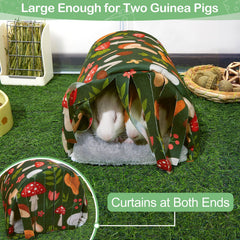 Unicorn Catcher soft fabric guinea pig tunnel interior feels warm and comfy