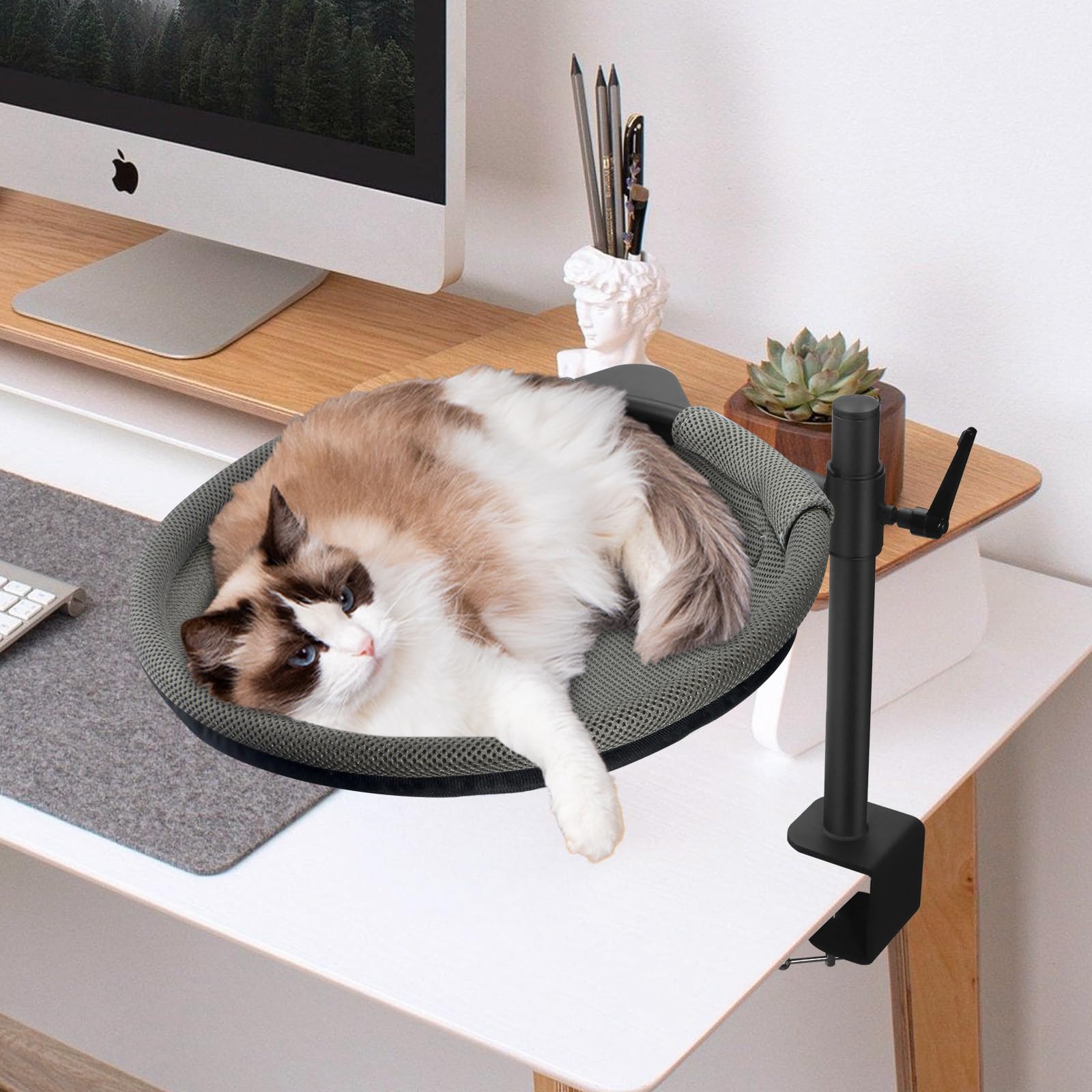 Unidevice Cat Desk Bed quick assembly with included hardware for easy setup