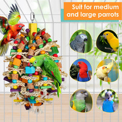 Unimaxlink corn cob shred toy promotes shredding and cognitive engagement