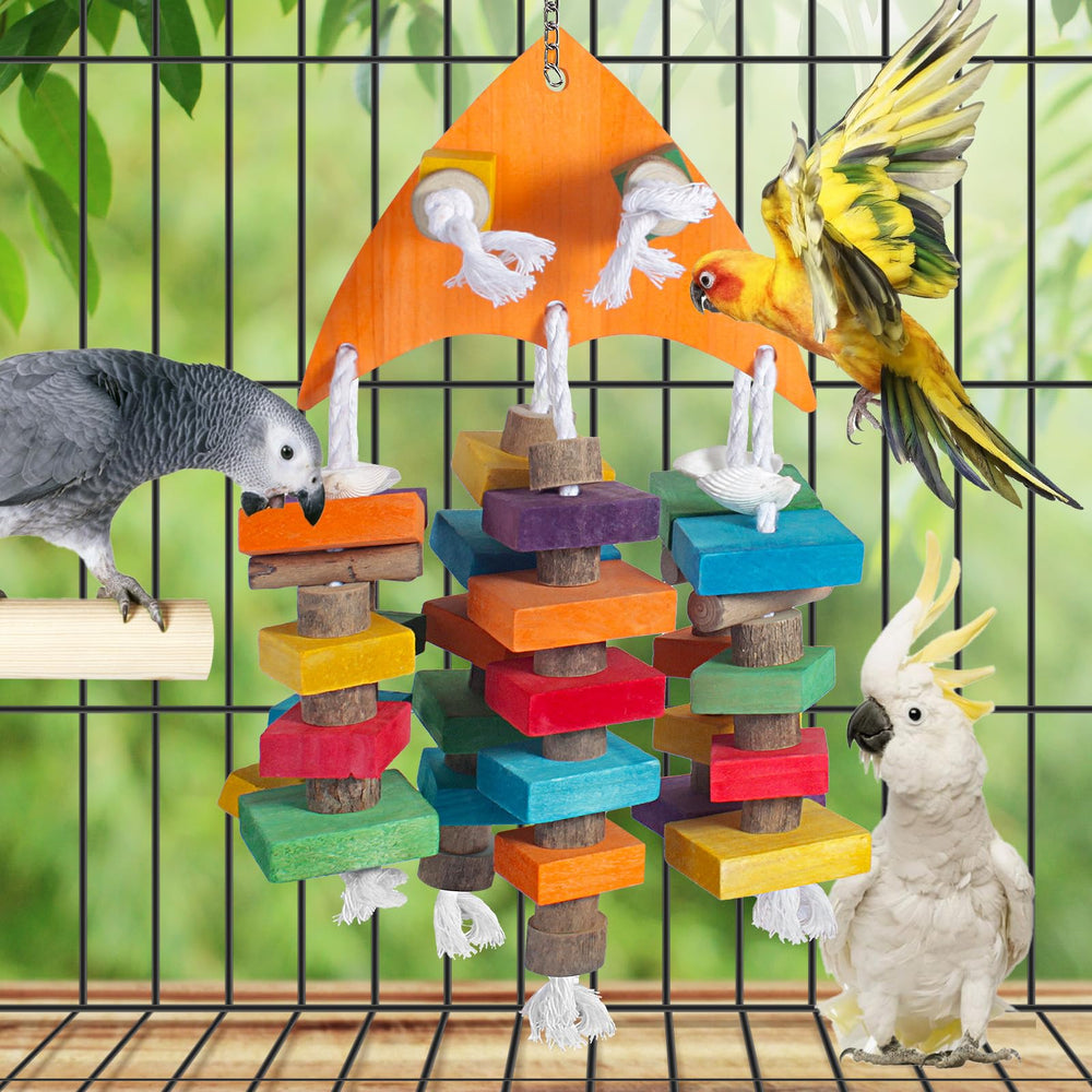 Unimaxlink large-bird toy suitable for Amazon and African Grey play