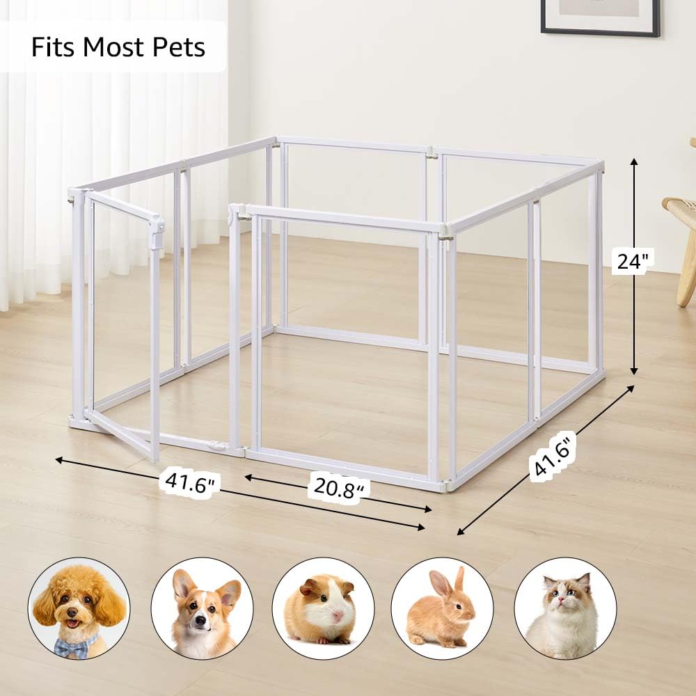 Unipaws walk-through gate scene for easy pet access and containment
