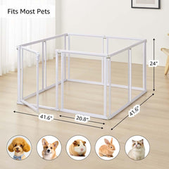 Unipaws walk-through gate scene for easy pet access and containment