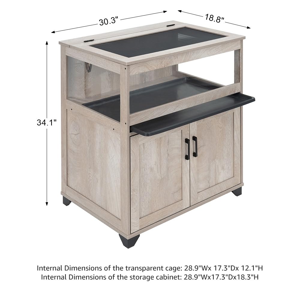 Unipaws hedgehog cage assembly-ready design for easy setup.