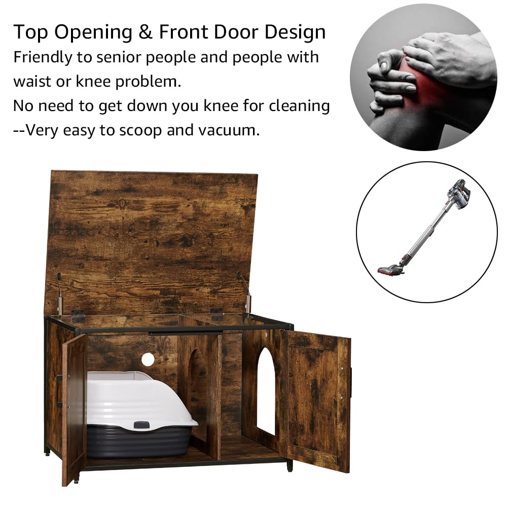 unipaws durable wood and metal frame supports large boxes and active cats