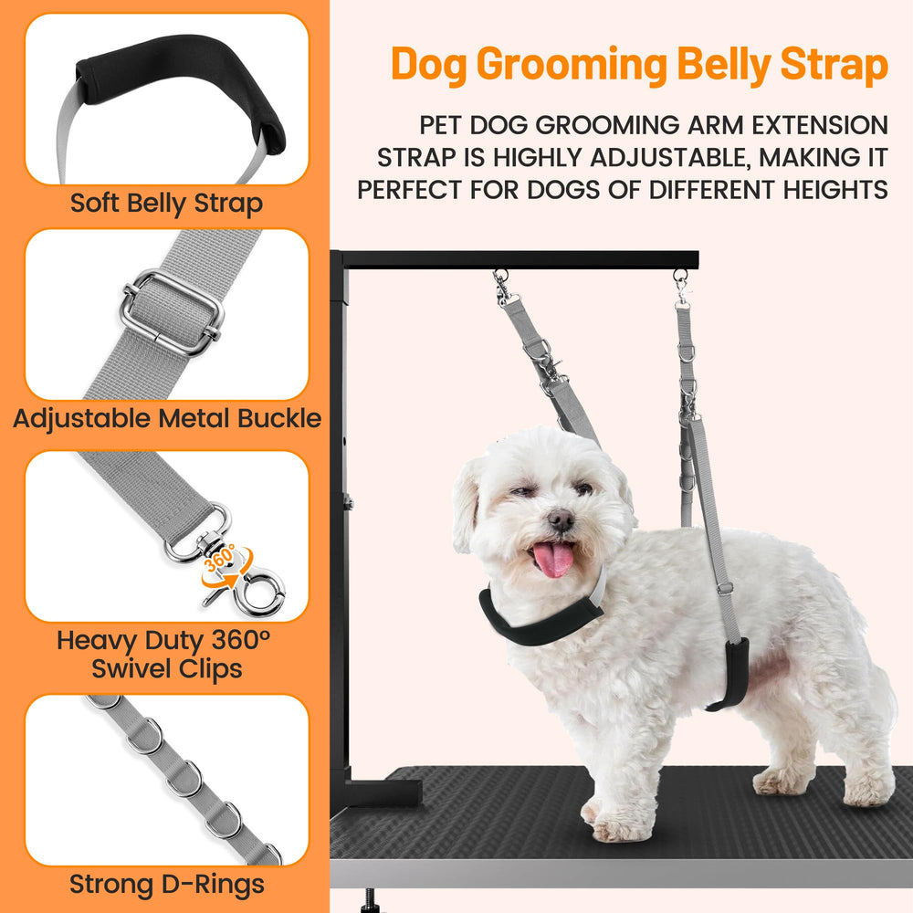Uni PNR restraint loop highlights durable nylon construction for stable grooming sessions