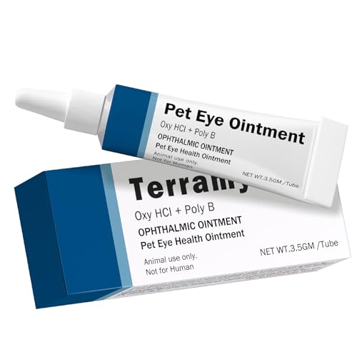 Unipomme eye ointment tube front for quick animal eye care