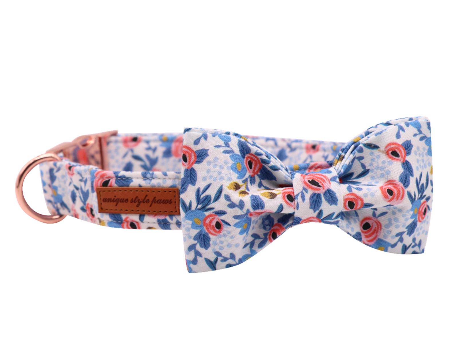 Unique Style Paws collar con lazo ajustable para perro mediano, cómodo y versátil.