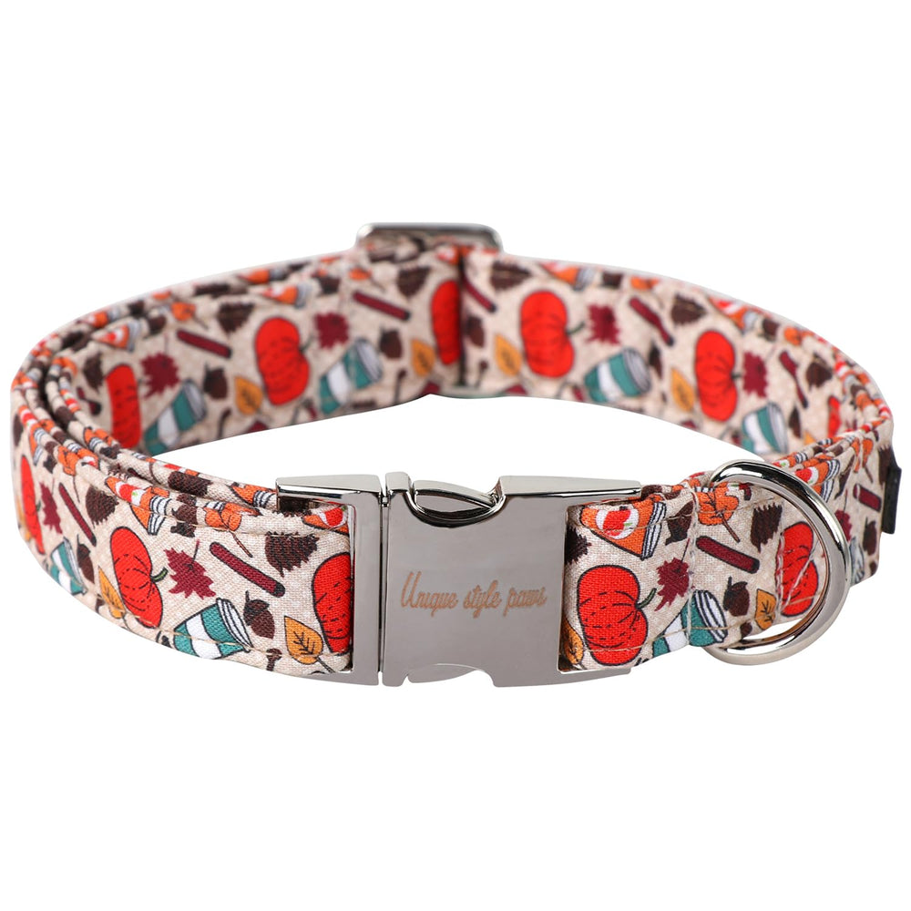 Unique Style Paws Halloween dog collar with sturdy metal buckle for daily wear.