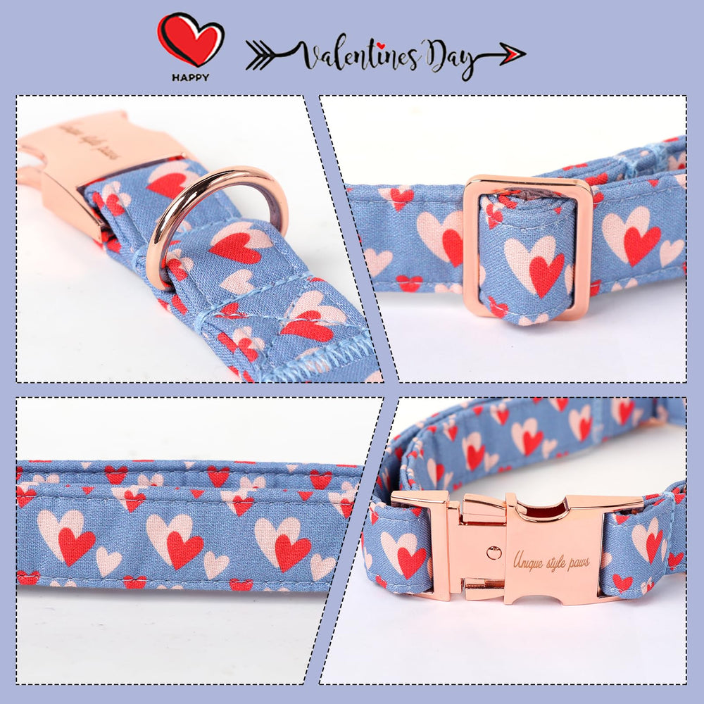 Unique Style Paws soft cotton collar with skin-friendly feel