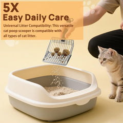 UNISOLODECHO double-layer sieve highlights quick filtration of clumps from litter