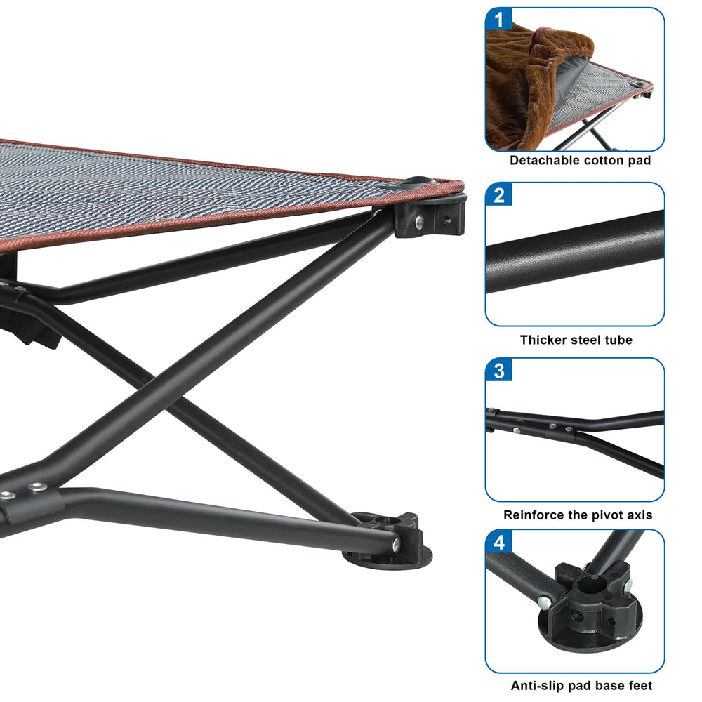 Unp carrying bag included for compact storage and transport.
