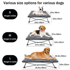 unp foldable dog bed pop up removable cotton pad adds cozy touch in any season