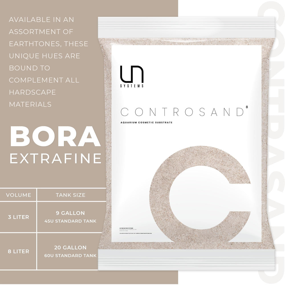 Ultum Nature Systems UNS Controsand Bora 3L fine-grain texture enhances natural look.