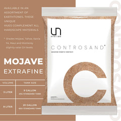 Ultum Nature Systems UNS Controsand Mojave close-up; fine-grain sand supports root growth.