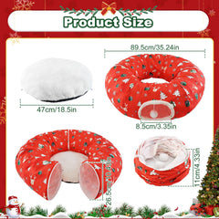 Uoiispet under-tree setup enables quick, tool-free assembly for spontaneous holiday fun.