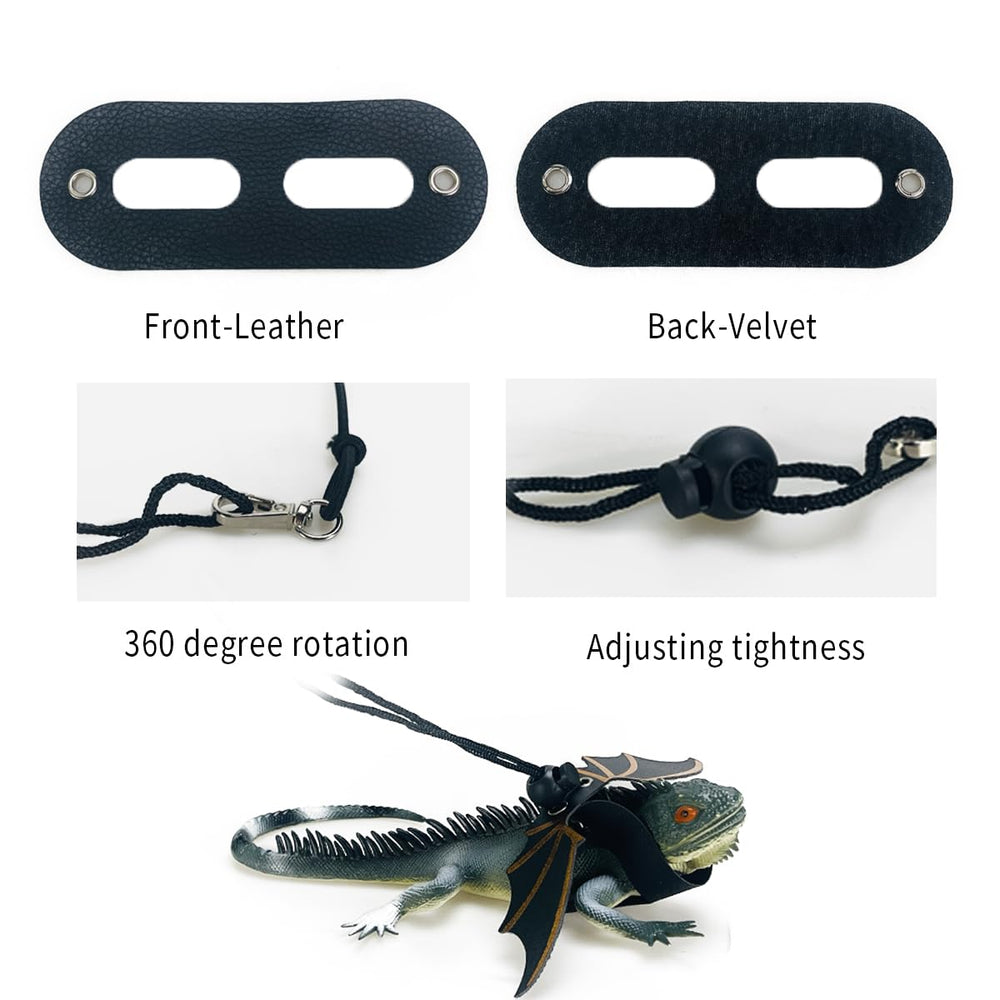 UOOPET Bearded Dragon Backpack Color options provide style and personalization during outings.