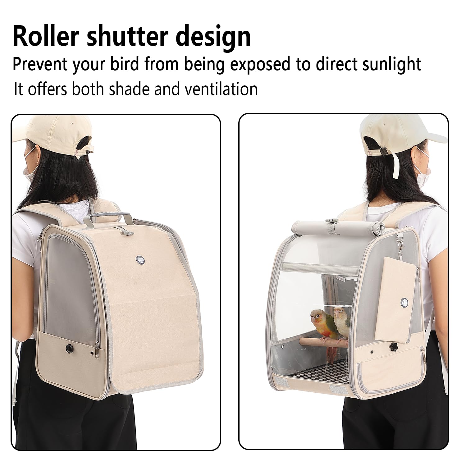 UOOPET bottom zipper makes cleanup quick during trips.