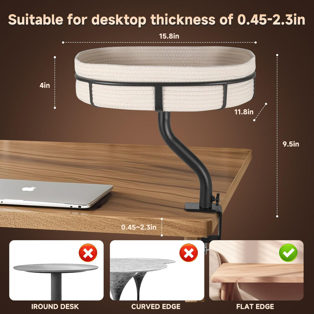 Uoveya Metal frame supports up to 40 lbs with wobble-free stability.