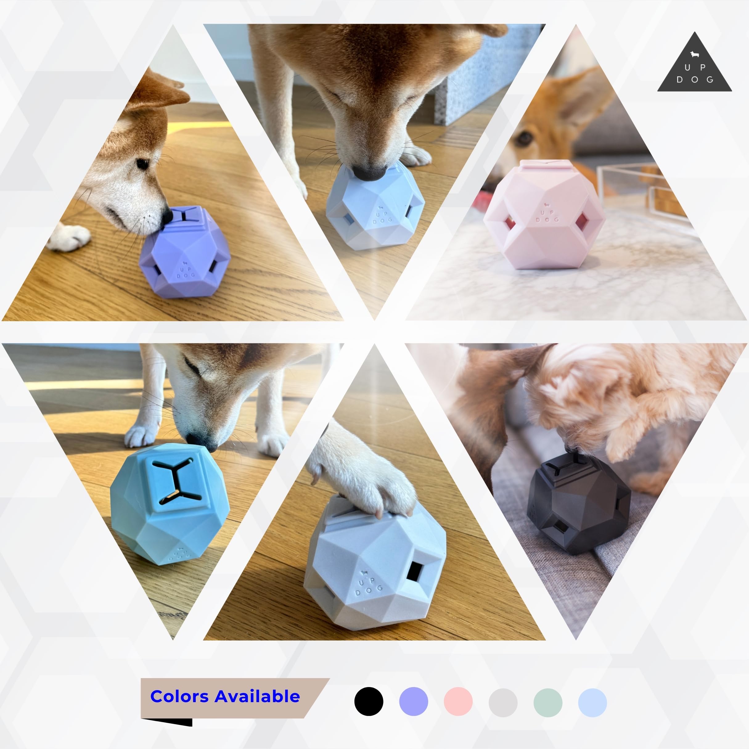 Up Dog Toys Odin Treat Ball extendable challenge with multiple units for longer sessions