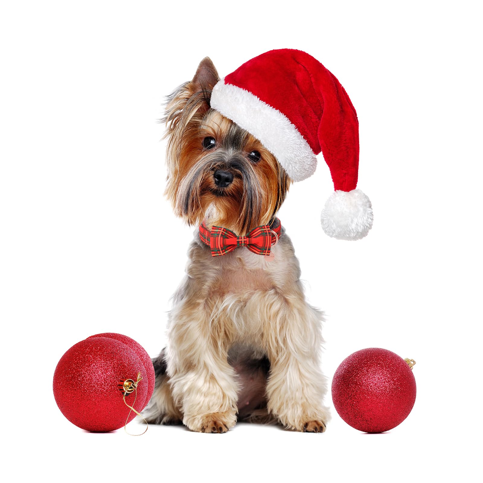 UP URARA PUP Christmas plaid pattern close-up for holiday style