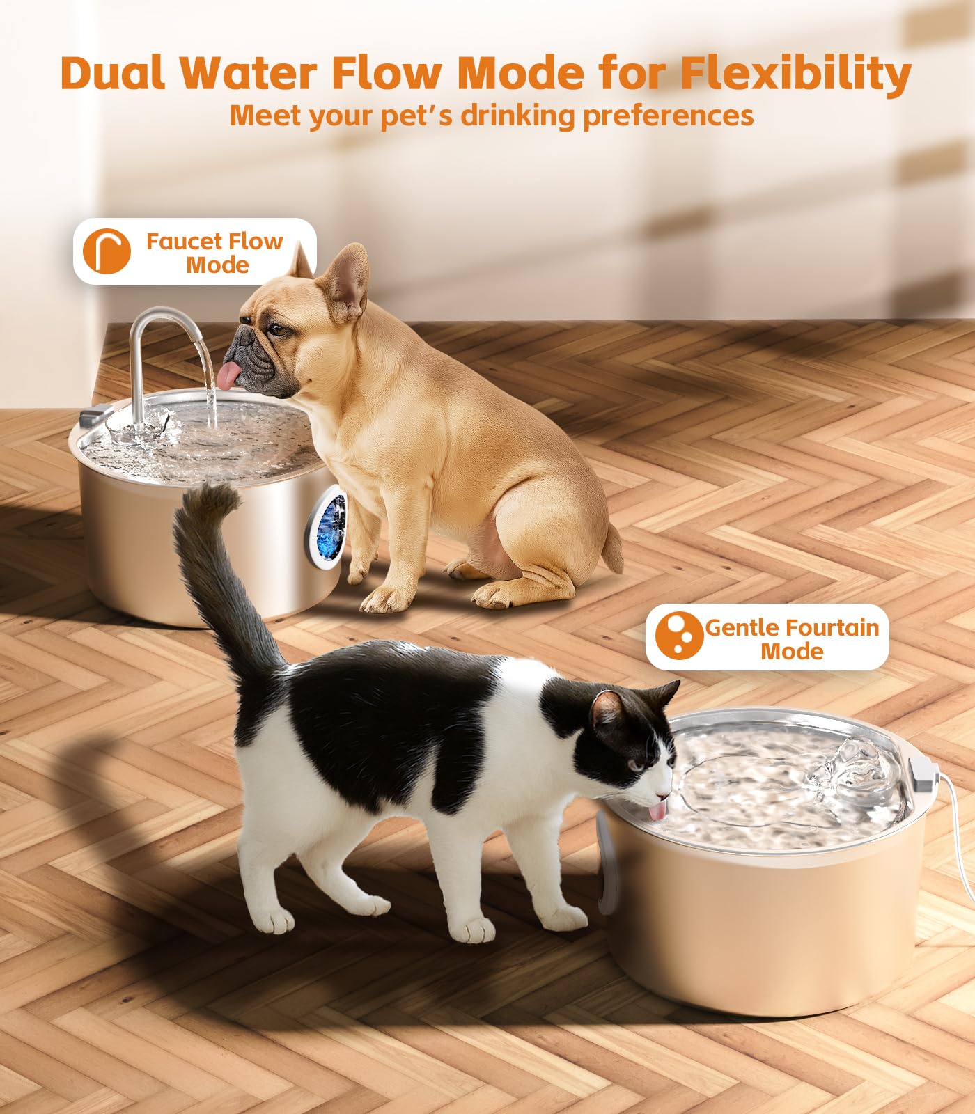 UPAWPIA compact indoor fountain fits small spaces for apartments and condos