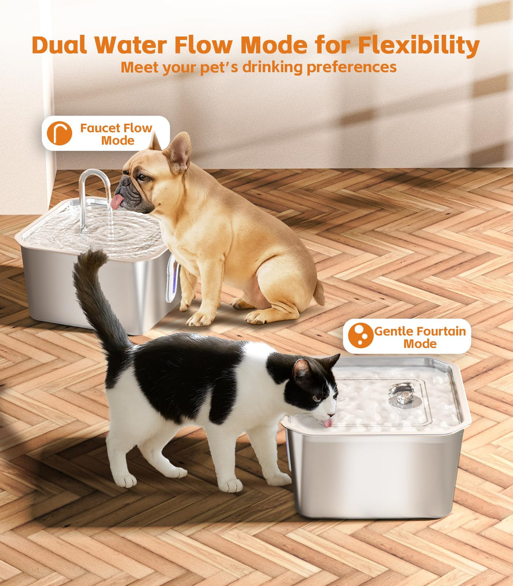 UPAWPIA dual-flow modes with faucet stream and gentle fountain