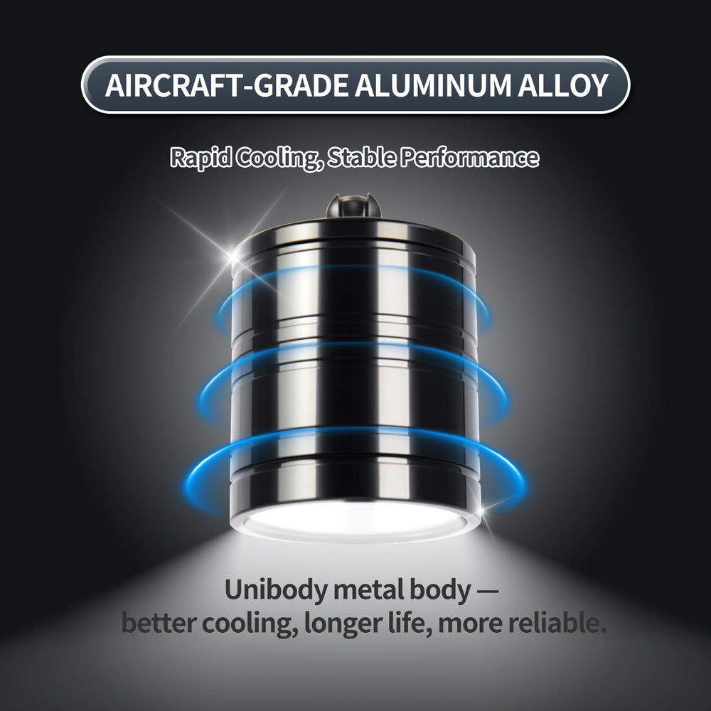 UPETTOOLS adjustable light head rotation provides flexible coverage for every corner of the tank.