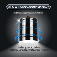 UPETTOOLS adjustable light head rotation provides flexible coverage for every corner of the tank.