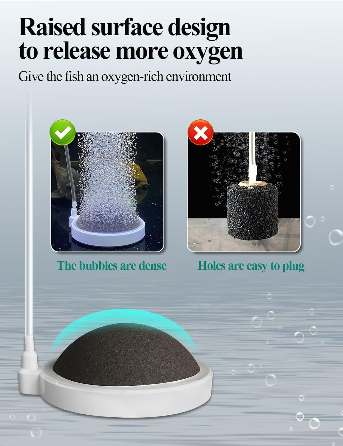 UPETTOOLS aquarium air stone kit shows quick setup with tubing and connectors.