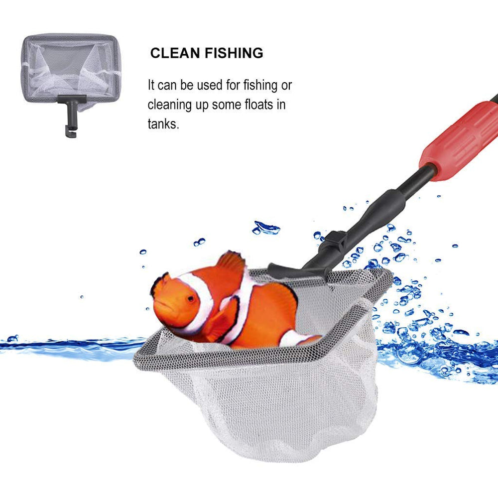 UPETTOOLS scraper head removes algae quickly for a clearer tank.