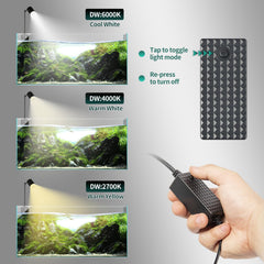 UPETTOOLS color-temperature cycle 2700-6000K supports plant growth and mood lighting.