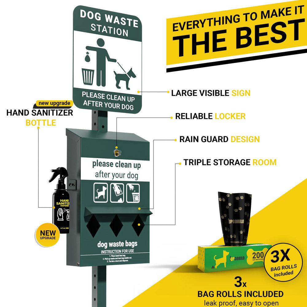 UPGORILO hand sanitizer bottle adds hygiene options for volunteers and caretakers.