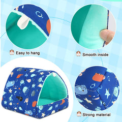 UPINS guinea pig bed fleece detail shows plush fabric and durable stitching