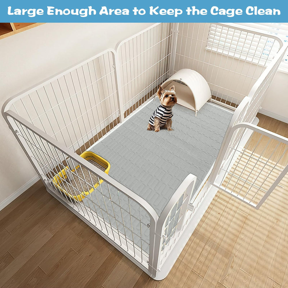 UPINS Guinea Pig Bedding easy-cleaning image demonstrates machine-washable design and reusable promise.