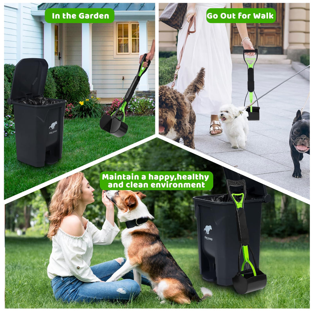 Uppcasir hooded 20L bin design keeps odors contained.