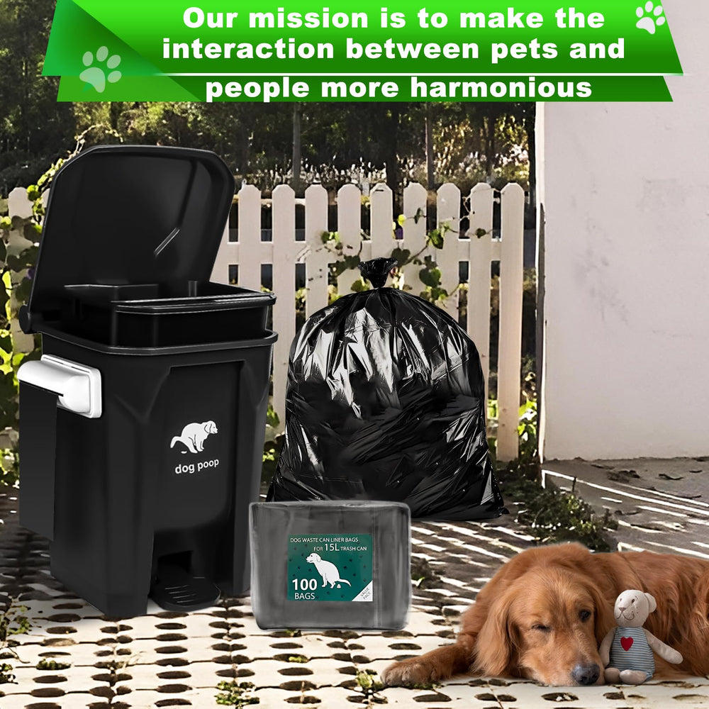 Uppcasir packaging dog waste bags pack highlighting 200-bag value.